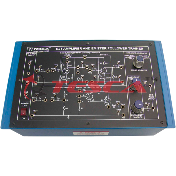 BJT Amplifiers & Emitter Follower Trainer - Order Code 36327
