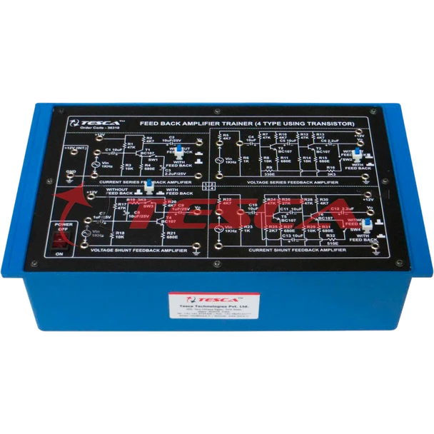 Feedback Amplifier (4 Types Using Transistors) - Order Code 36310