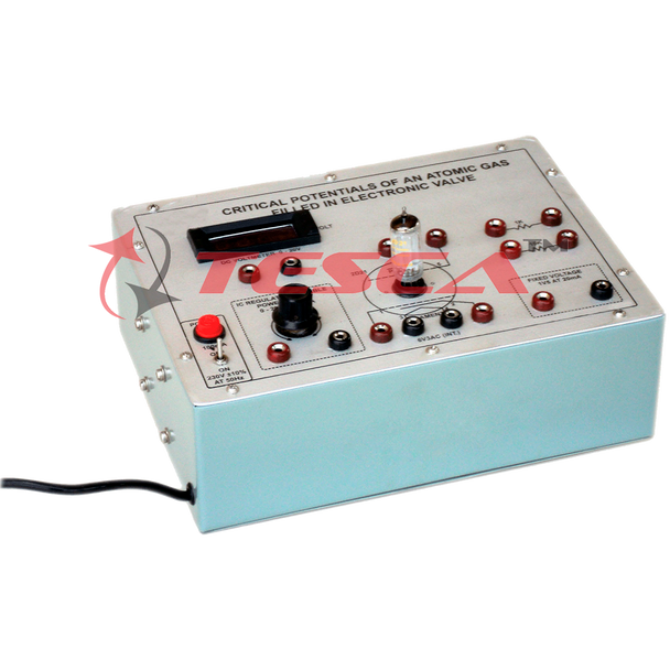 Critical Potentials of an atomic gas filled in Electronic Valve with Power Supply and 1 digital meter - Order Code 36297