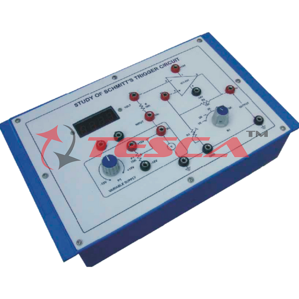 Study of Schmitt's Trigger Circuit (IC-741) with Power Supply and 1 meter - Order Code 36276