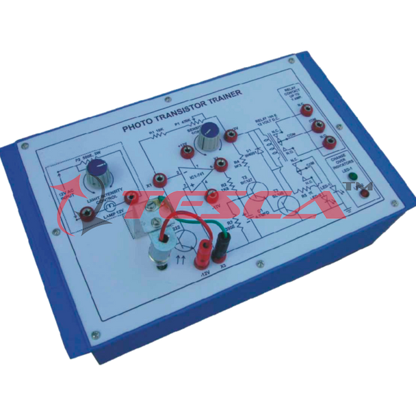 Photo Transistor Trainer with Power Supply (C.R.) - Order Code 36274