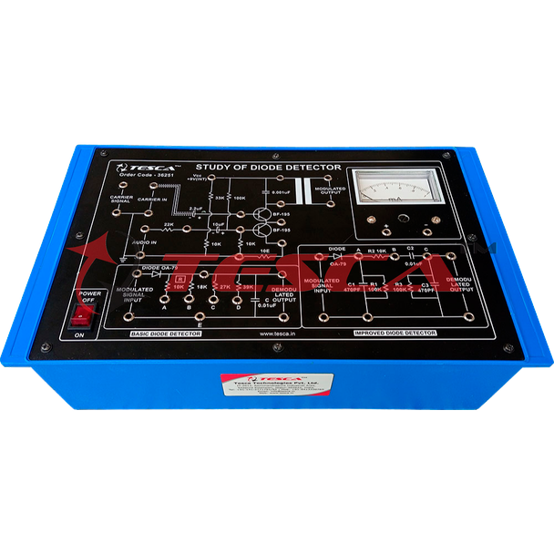Study of Diode Detector with power supply and 1 Meters - Order Code 36251