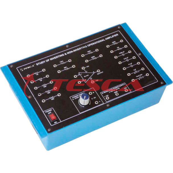 Study of Inverting & Non-inverting Operational Amplifier with power supply - Order Code 36250
