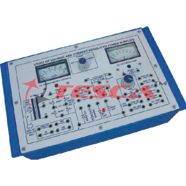Study of Voltage and Current Regulated Power Supplies (C.R.) - Order Code  36204