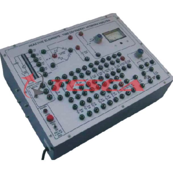 Reactive Elements & Time Dependent Network Analysis with power supply and 1 multi range meters - Order Code 36193