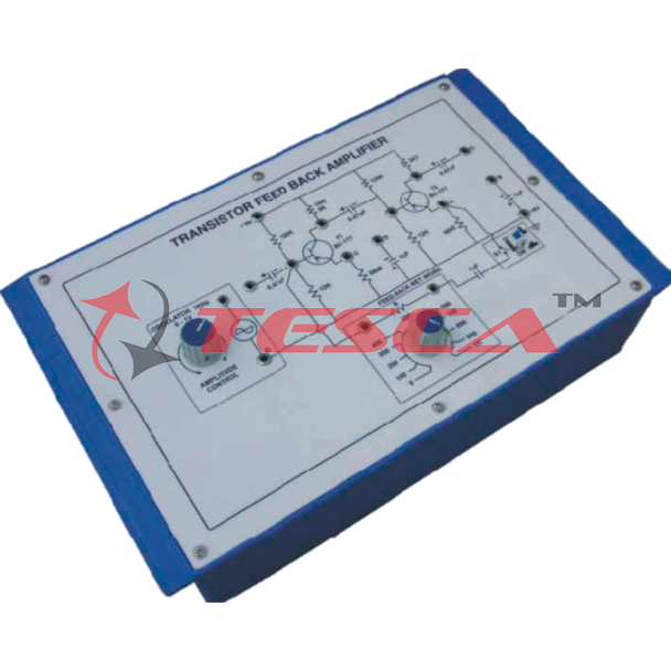 Transistor Feed Back Amplifier with power supply and 1KHz Oscillator - Order Code 36157