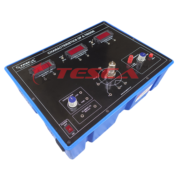 Triode Characteristics with power supply and 2 meters (C.R.) (V.V.) - Order Code 36150