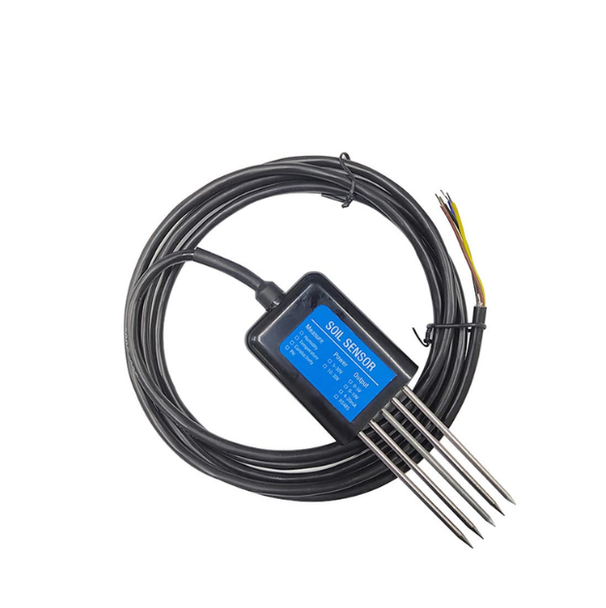 RS485 5-Pin Soil Sensor – NPK, pH, Temperature, Humidity & EC