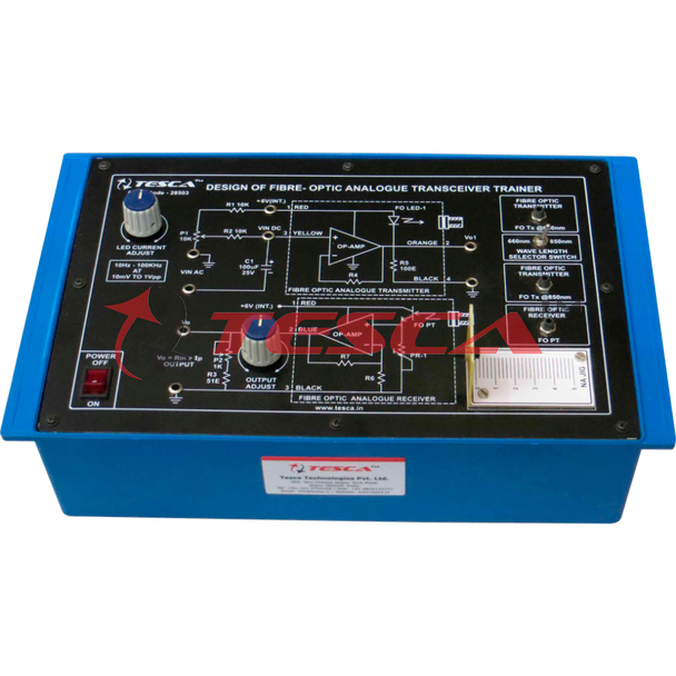 Advanced Fibre-Optic Analogue Transceiver Trainer - Order Code 28503