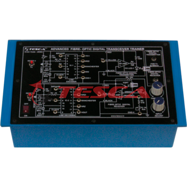 Advanced Fibre-Optic Digital Transceiver Trainer - Order Code 28504