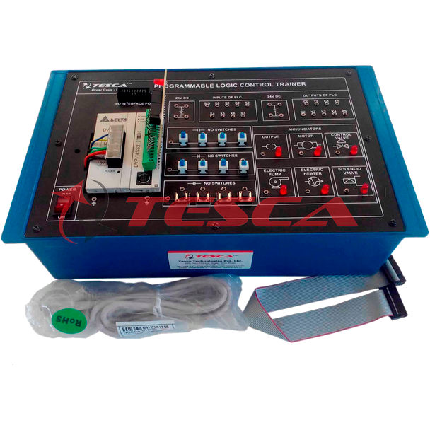 PLC (Delta) Trainer 8 input - 6 output Optional: Application Board for PLC - Order Code: 52017
