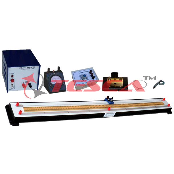 Determination of resistance of given wire using meter bridge and the specific resistance of the material of the wire - Order Code 55722