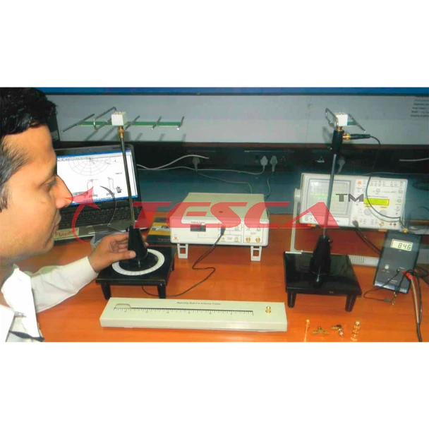 Advanced Antenna Trainer with variable frequency (550 MHz - 850 MHz) and 11 Antennas - Order Code 10011