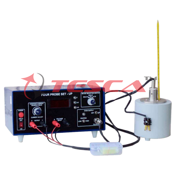 Measurement of resistivity of semiconductor by four probe method at different temperatures and determination of the band gap (C.R.) - Order code -55746
