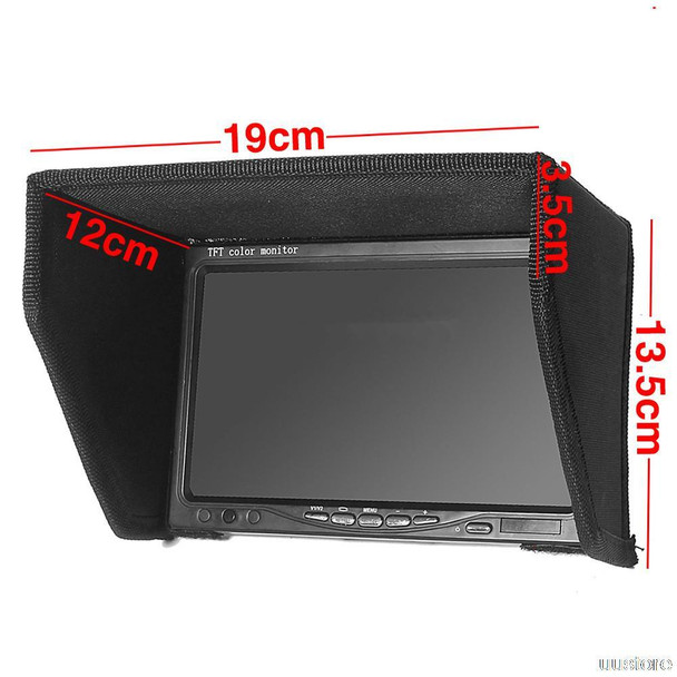 7" FPV Monitor Display Sunshade