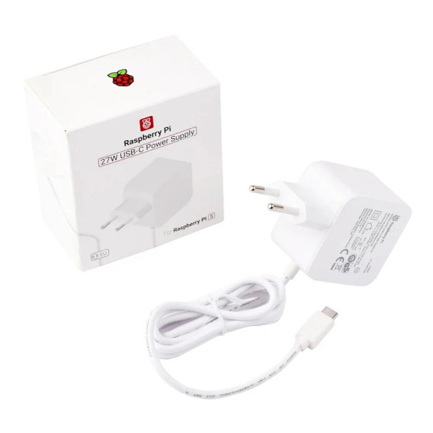 Raspberry Pi 5 27W USB-C Power Supply