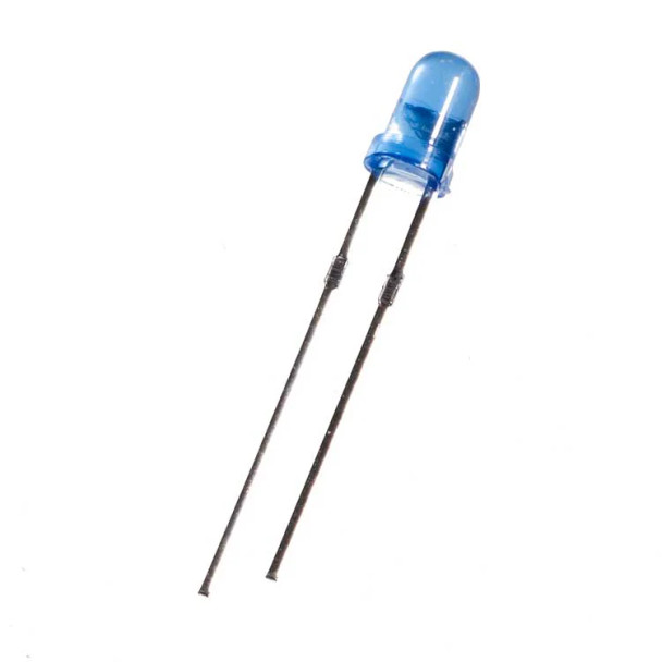 Diffused 3mm Blue Led