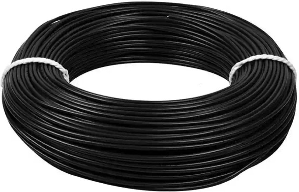 Black Stranded Insulated Project Wire - 1 Metre
