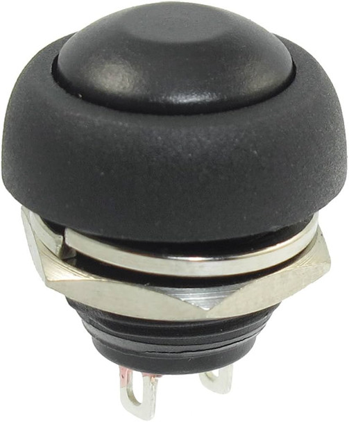 Waterproof Momentary Pushbutton-BLACK