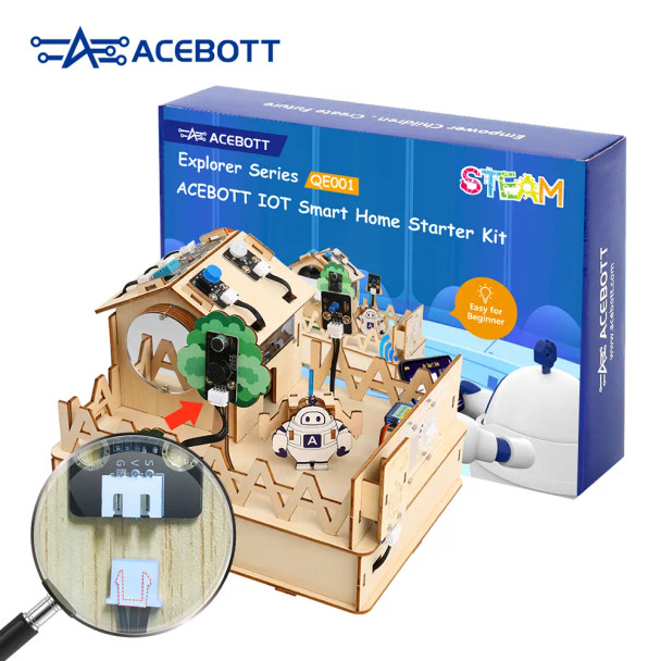 ESP32 Smart Home IoT Starter Kit with Arduino/ACECode(Scratch)