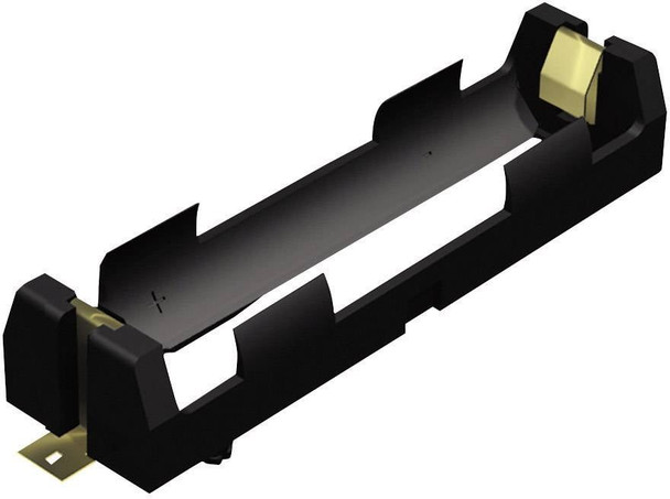 1 x 18650 Battery Holder SMD