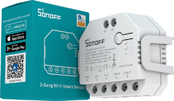 Sonoff Dual R3 2 Channels Smart Home WiFi Mobile Remote Control