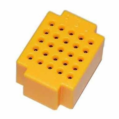 25 Points Solderless Mini PCB Breadboard (Yellow)