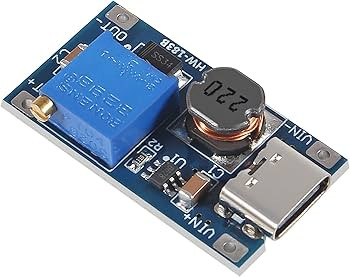 MT3608 DC-DC step up 2A boost module (Type C interface)