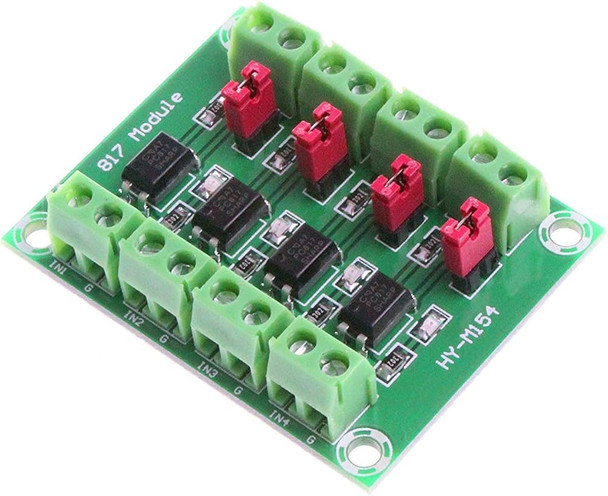 PC817 4-Channel Optocoupler Isolation Board
