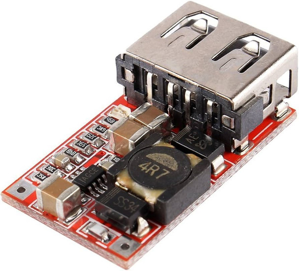 DC to DC 6-24V to 5V 3A USB Output Step Down Power Charger with Adjustable Buck Converter