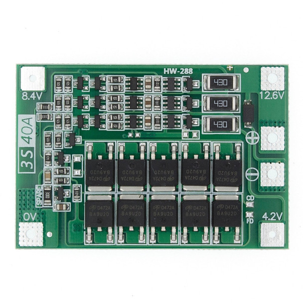 18650 BMS Board 3S 25A Balanced 12.6V