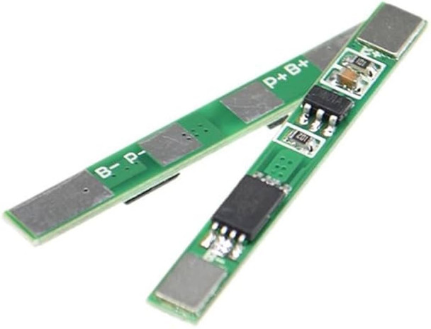 3.7V Lithium Battery Protection Board for Polymer 18650 Bonding Pad (can Spot/Weld) 3A Overcurrent Value