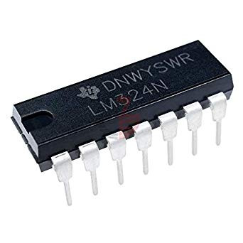 LM324N Low Power Quad OpAmp IC