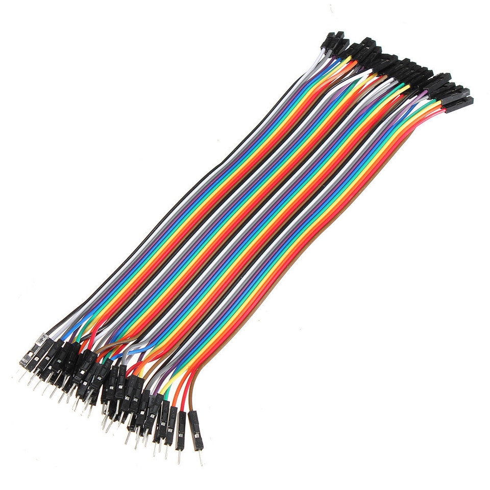 Dupont Steckverbinder Set – 100 Stück, 2,54 Mm Pin Header, 1x1P Bis 1x10P