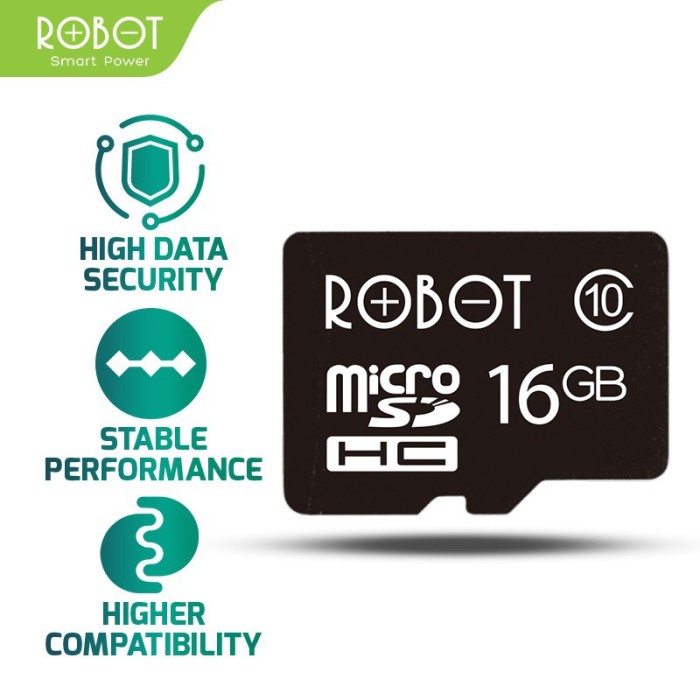 RobotCube U501 Micro SD Card 16GB C10 - durable