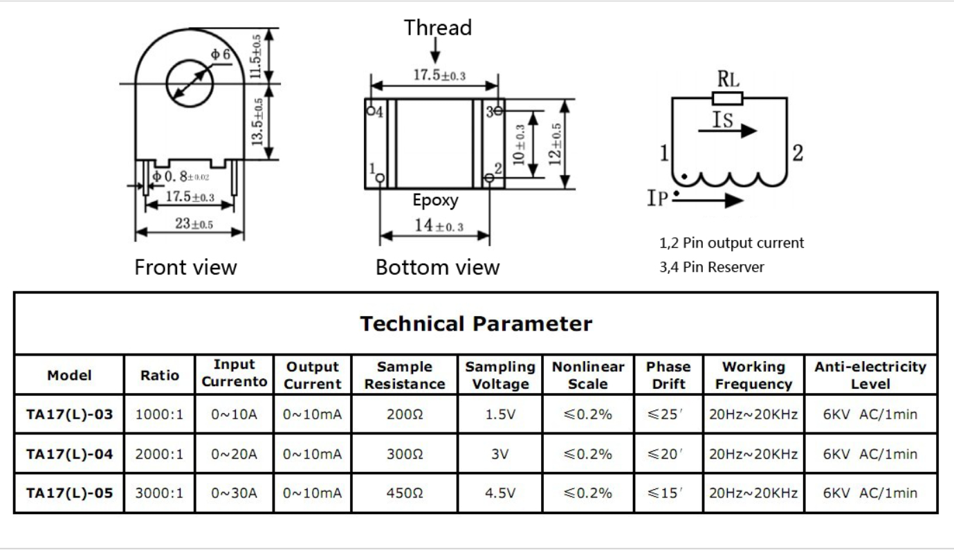 Hailege 3pcs ZMCT103C Sensore Di Corrente CA 5A Modulo Trasformatore Di Corrente Uscita Segnale - Foto 7