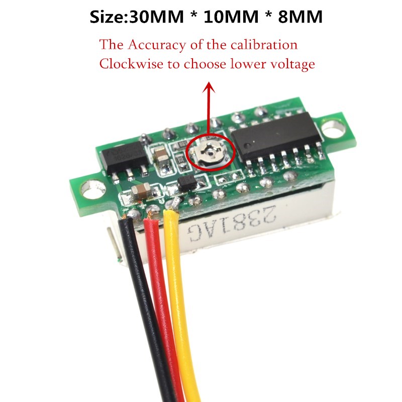 DC 0-100V Digital Voltmeter LED Display Pixel Electric Company Limited