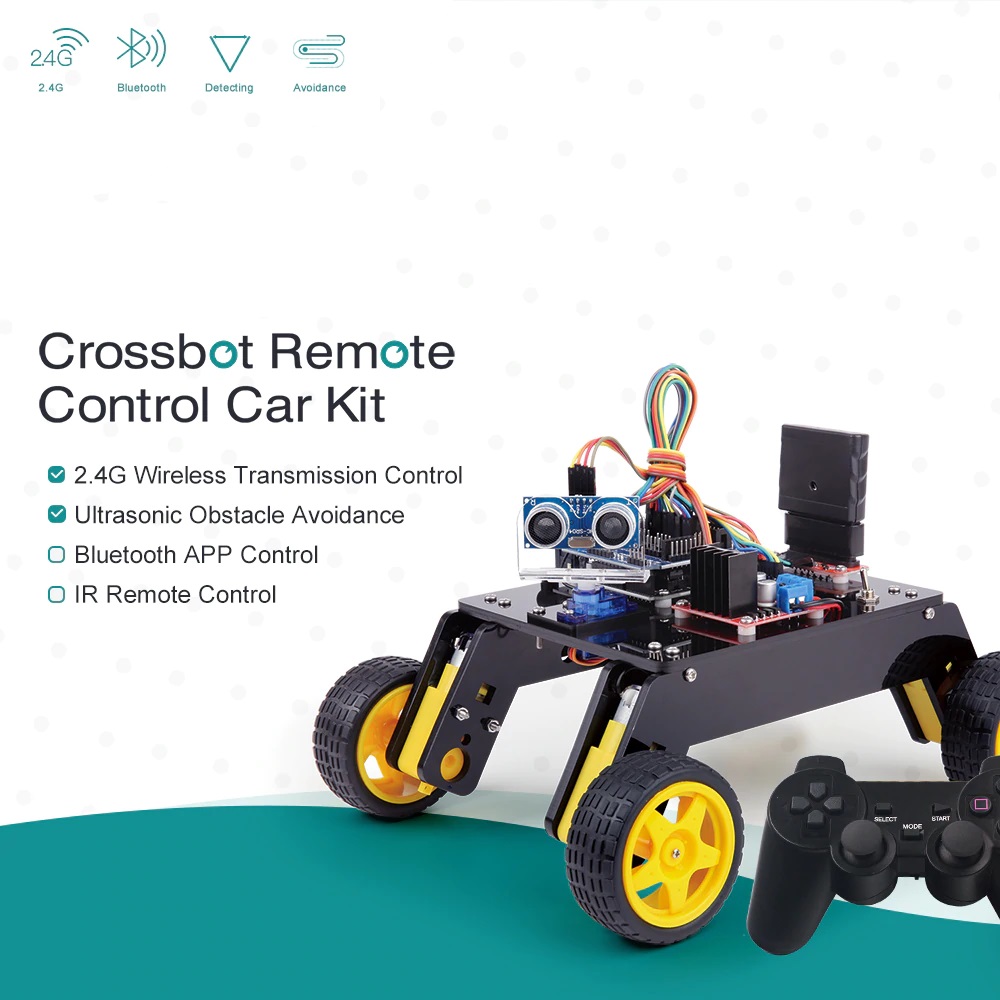 Crossbot Remote Control Car Kit - Pixel Electric Company Limited