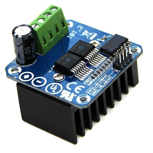 BTS7960 High power motor driver Output 2X50W at 25V