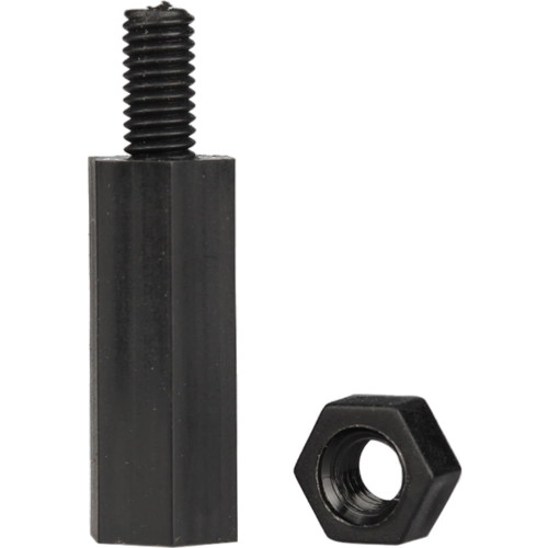 Isolation Column nut 6mm x 12mm M3 - Pixel Electric Ltd