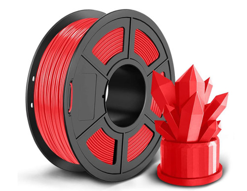 1.75mm 1Kg Red PLA Filament- 80-120℃ platform temp
