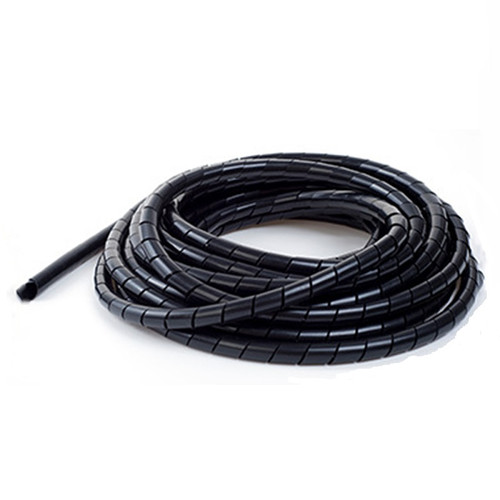 Spiral Wrap Winding Cable 8mm (Black color)