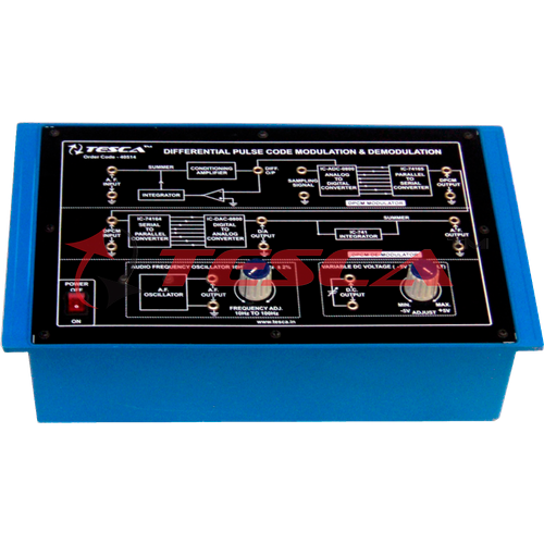 Differential Pulse Code Modulation & Demodulation Trainer