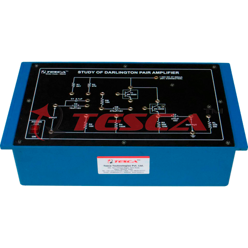 Study of Darlington Pair Amplifier with power supply