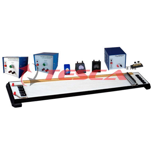 Calibration of an ammeter with the help of a potentiometer (C.R