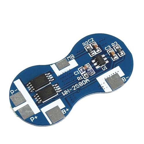 2S Li-ion 18650 7.4V 4A 2 series BMS Module - High-precision