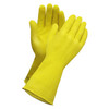 Yellow 12" Latex Flocklined Glove - 14 mil (120 pairs / case)