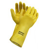 Dura-Fit™, Yellow 12" Latex Flocklined Glove - 20 mil (144 pairs / case)