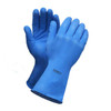 Light-Fit™, Blue 12" Latex Flocklined Glove - 16 mil (144 pairs / case)