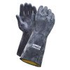 Ultra-Fit™, Black 12" Latex Flocklined Glove - 28 mil (144 pairs / case)